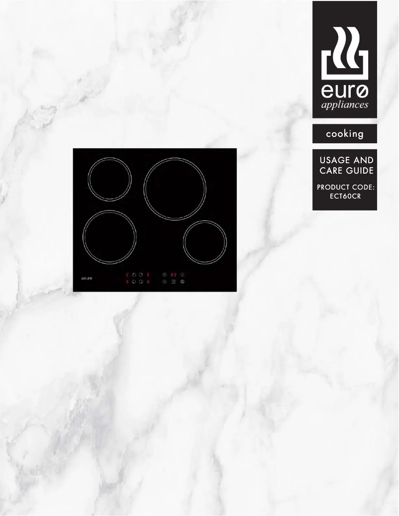Page n°1 - Manuel utilisateur Euro Appliances ECT60CR