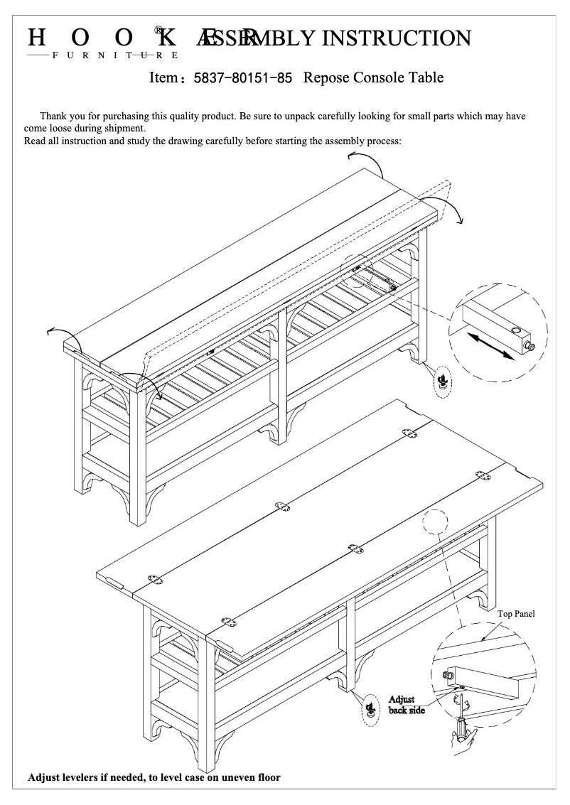 Image de la première page du manuel de l'appareil 5837-80151-85