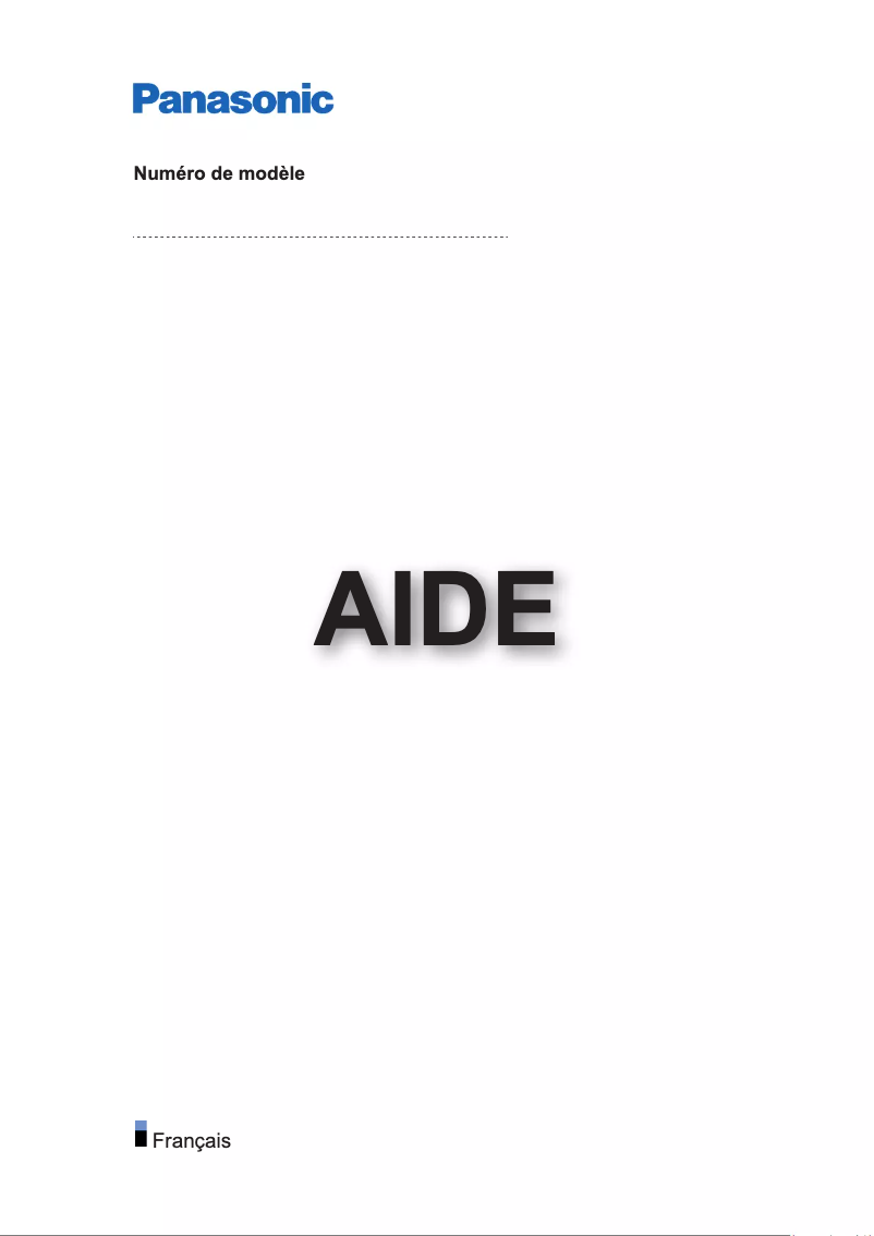 Page 1 de la notice Manuel utilisateur Panasonic TX-55HX940E