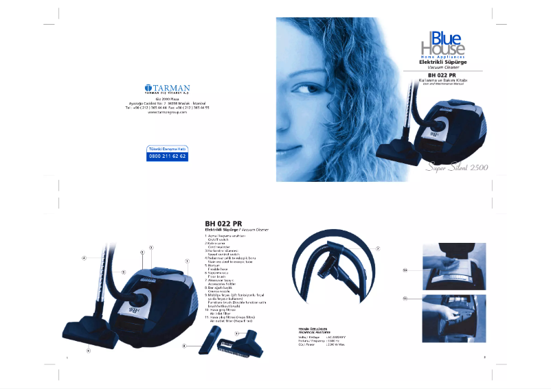 Image de la première page du manuel de l'appareil BH 022 PR