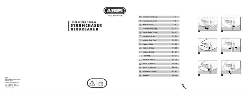 Page 1 de la notice Manuel utilisateur Abus StormChaser