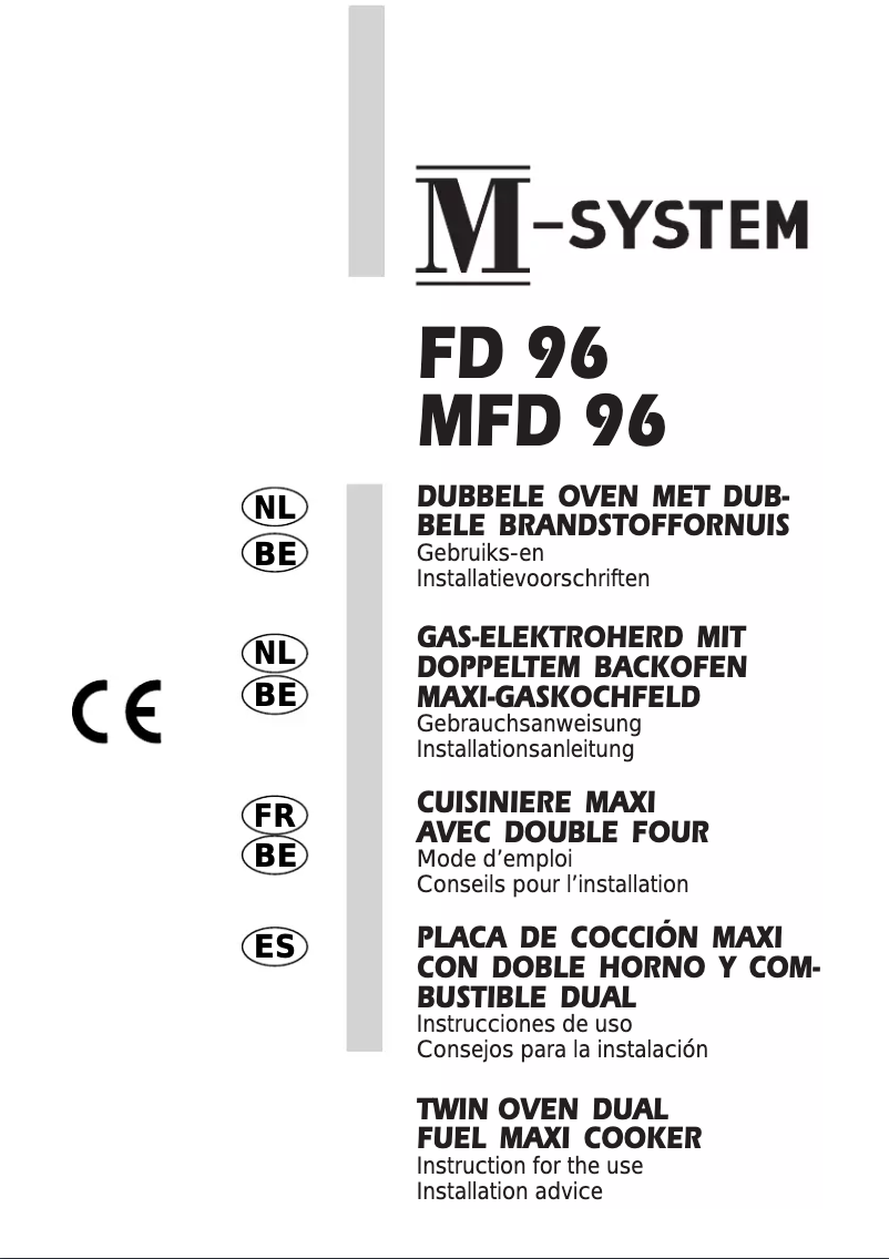 Página 1 del manual Manual de usuario M-System MFD-96