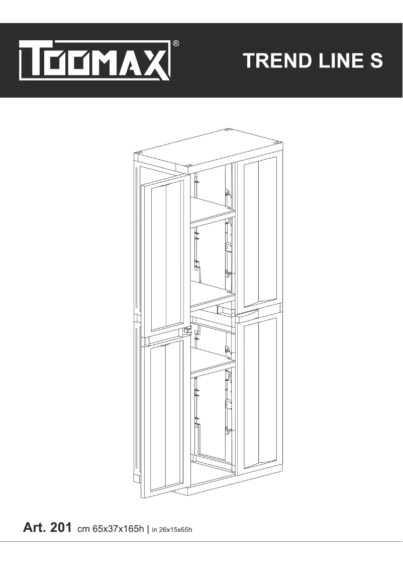 Page 1 de la notice Manuel utilisateur Toomax Trend Line S Art. 201