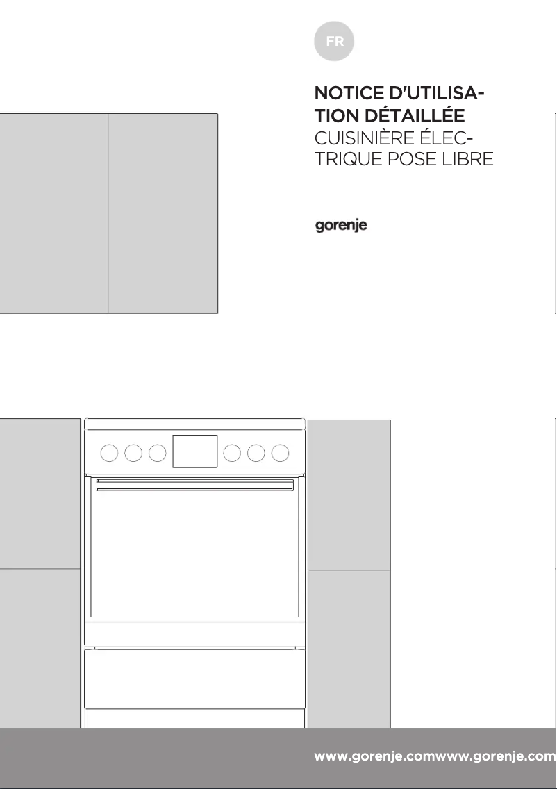 Page n°1 - Manuel utilisateur Gorenje EC637E111XKV