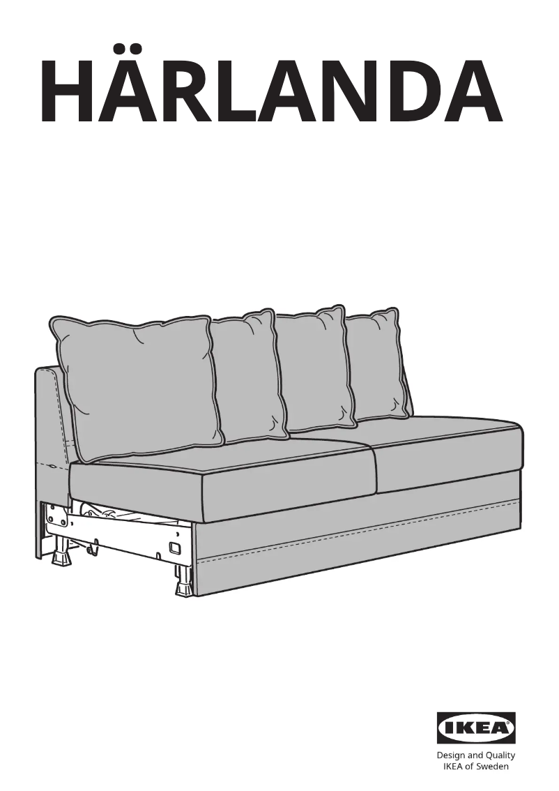 Page 1 de la notice Manuel utilisateur Ikea HÄRLANDA 904.551.85