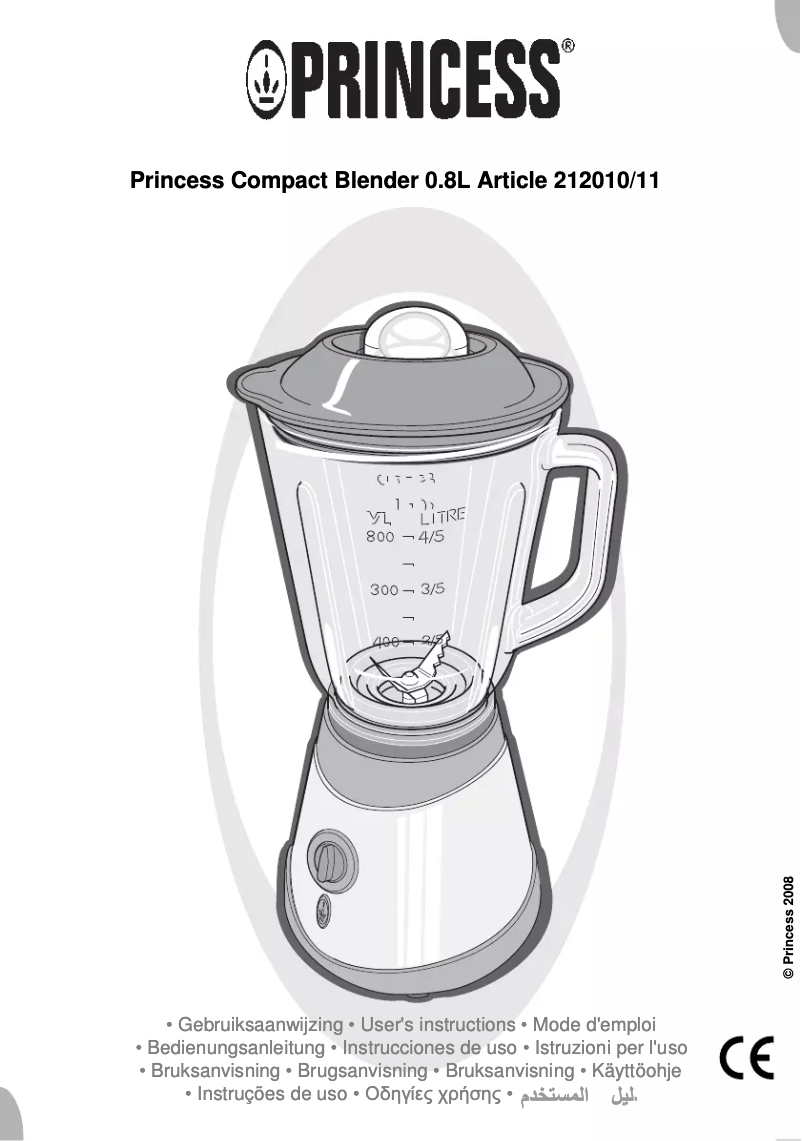 Image de la première page du manuel de l'appareil 212011 Compact