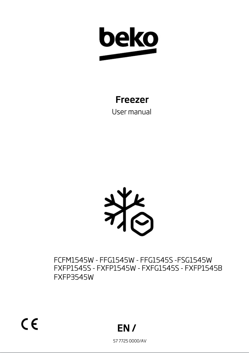 Page n°1 - Manuel utilisateur Beko FXFP3545