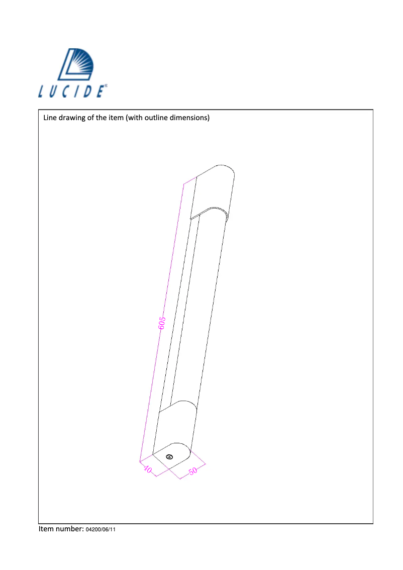 Page n°1 - Manuel utilisateur Lucide Alta-LED