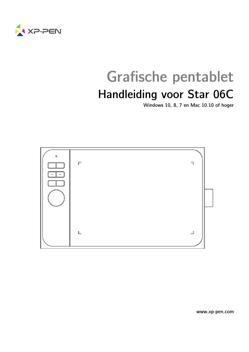 Page 1 de la notice Manuel utilisateur XP-PEN Star 06C