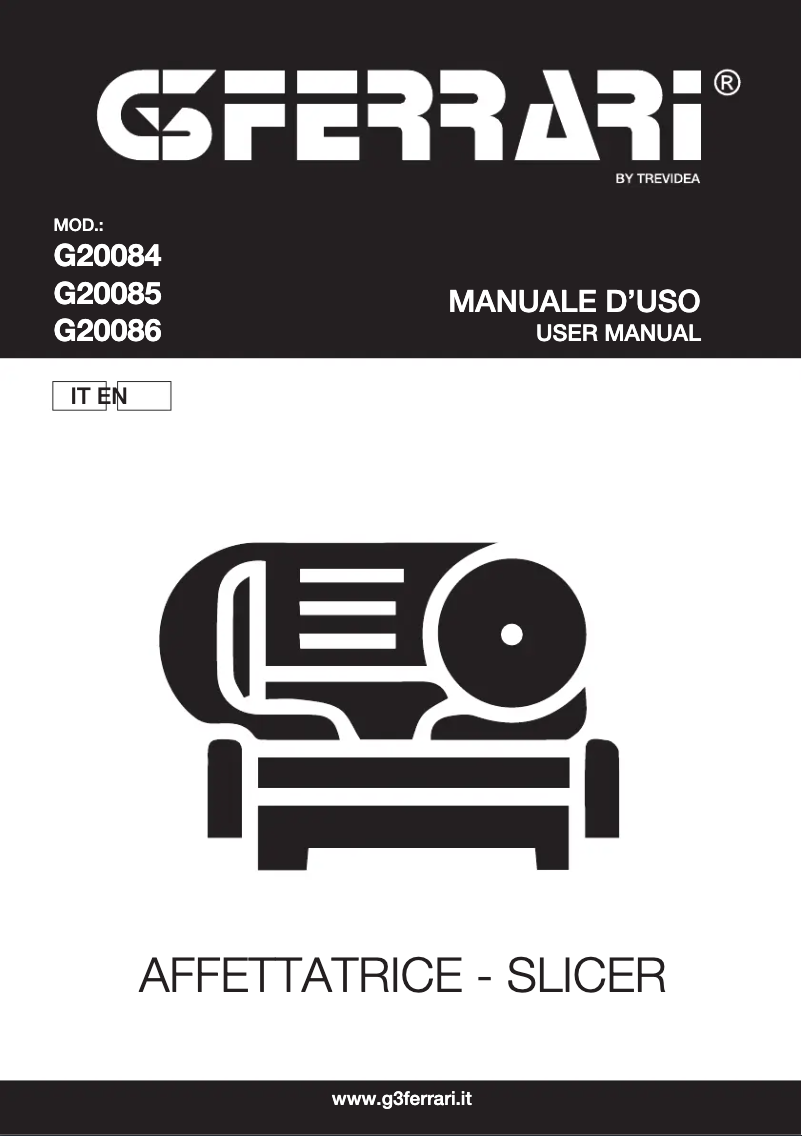 Página 1 del manual Manual de usuario G3 Ferrari Emilia 220 G20084