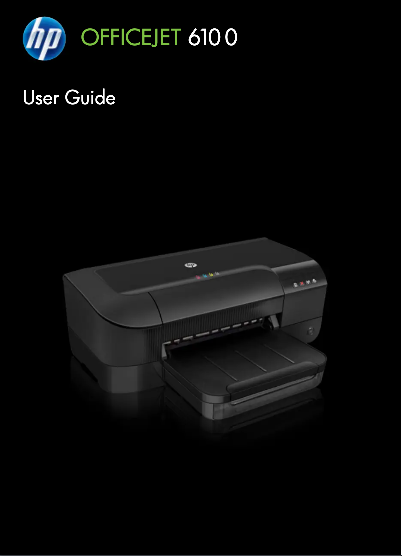 Image de la première page du manuel de l'appareil Officejet H611A