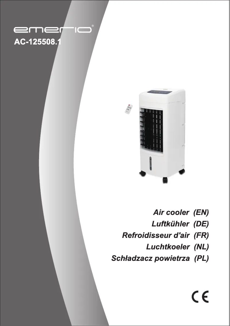 Image de la première page du manuel de l'appareil AC-125508
