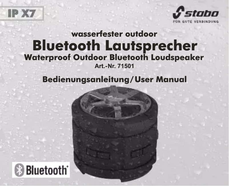 Página 1 del manual Manual de usuario Stabo Bluetooth 71501