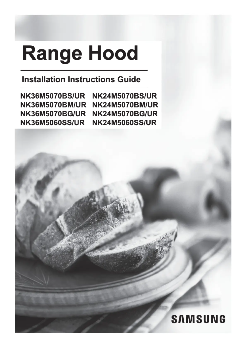 Page 1 de la notice Manuel utilisateur Samsung NK36M5070BS