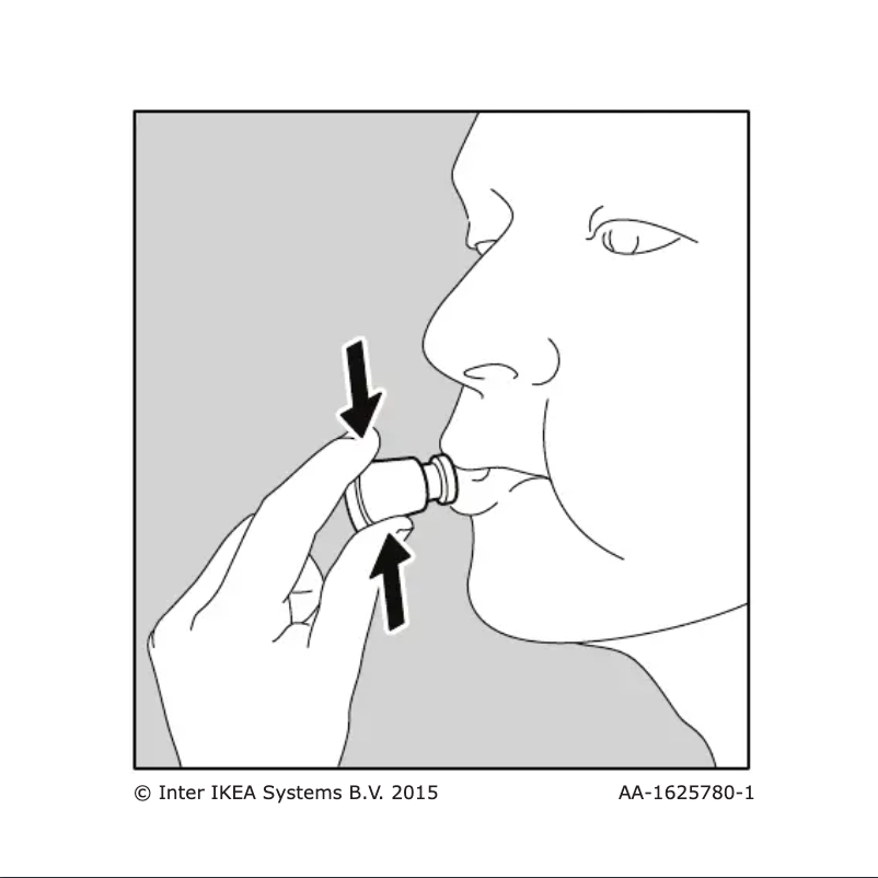Page 1 de la notice Manuel utilisateur Ikea ANTILOP 104.497.49