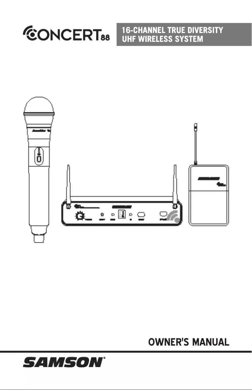 Image de la première page du manuel de l'appareil Concert 88 Camera