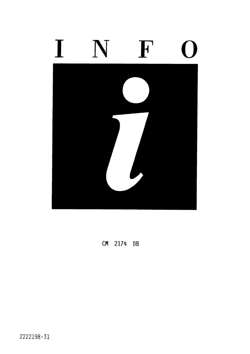 Page 1 de la notice Manuel utilisateur Marynen CM 2174 DB