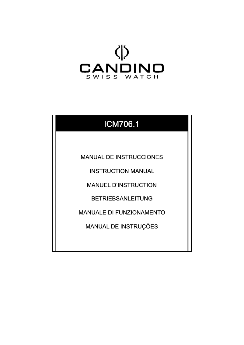 Page n°1 - Manuel utilisateur Candino C4685
