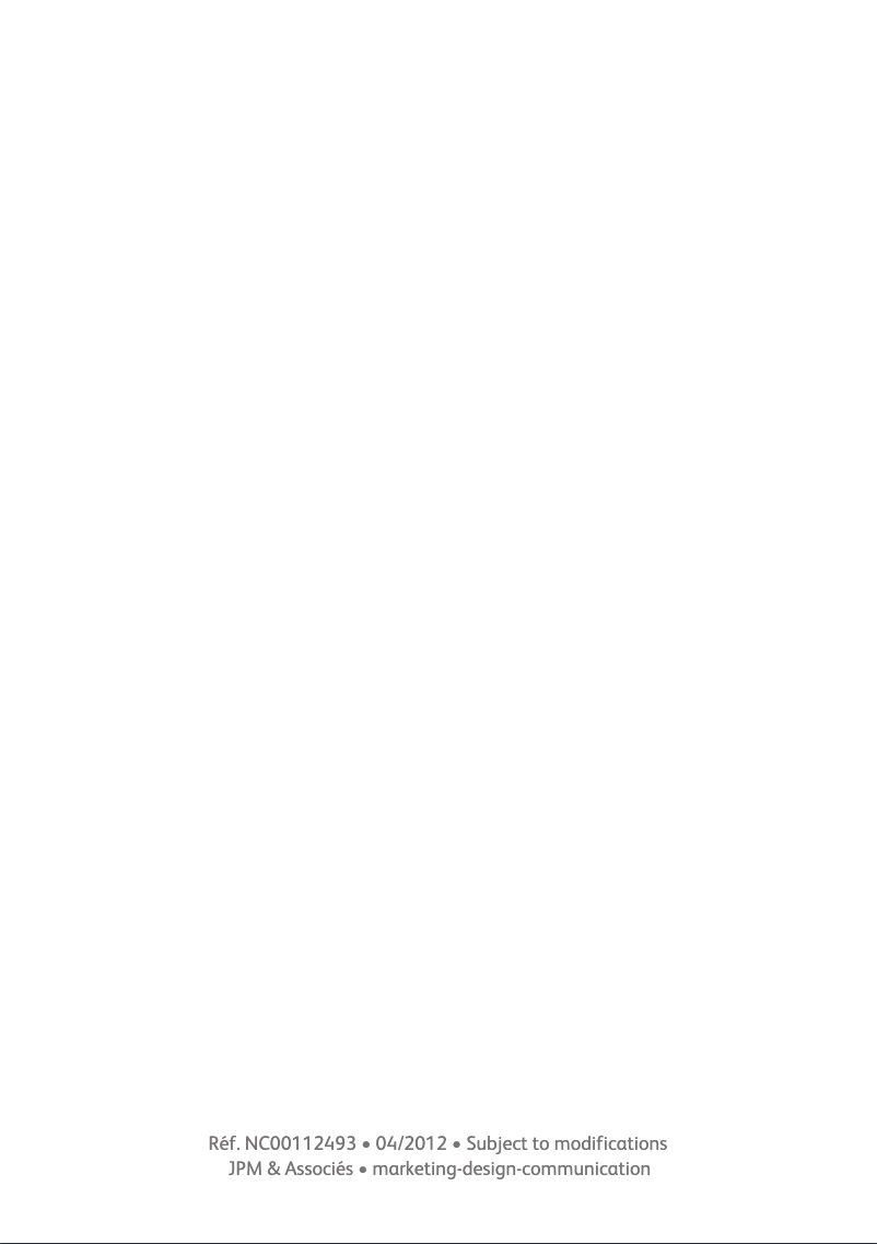 Page n°1 - Manuel utilisateur Tefal Microcomputer RK1066