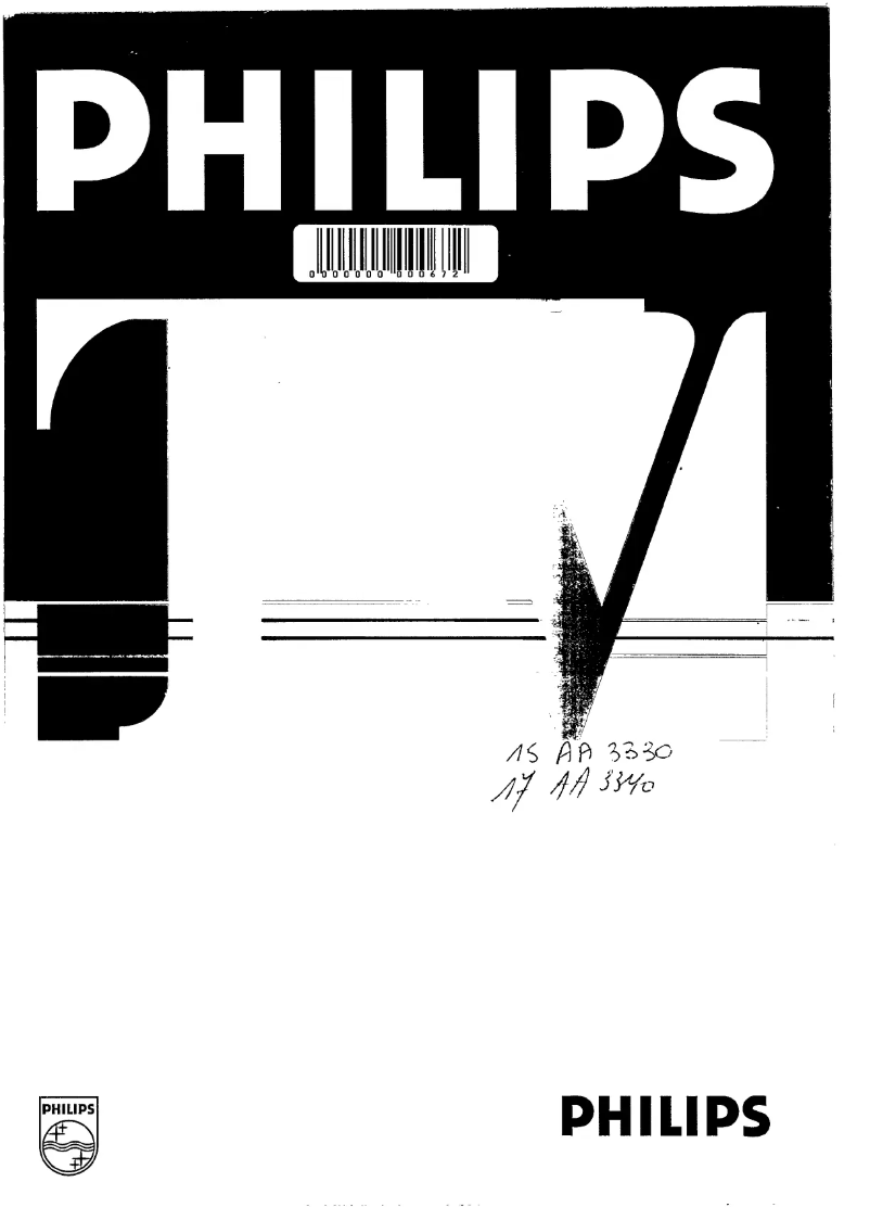 Image de la première page du manuel de l'appareil 17AA3340