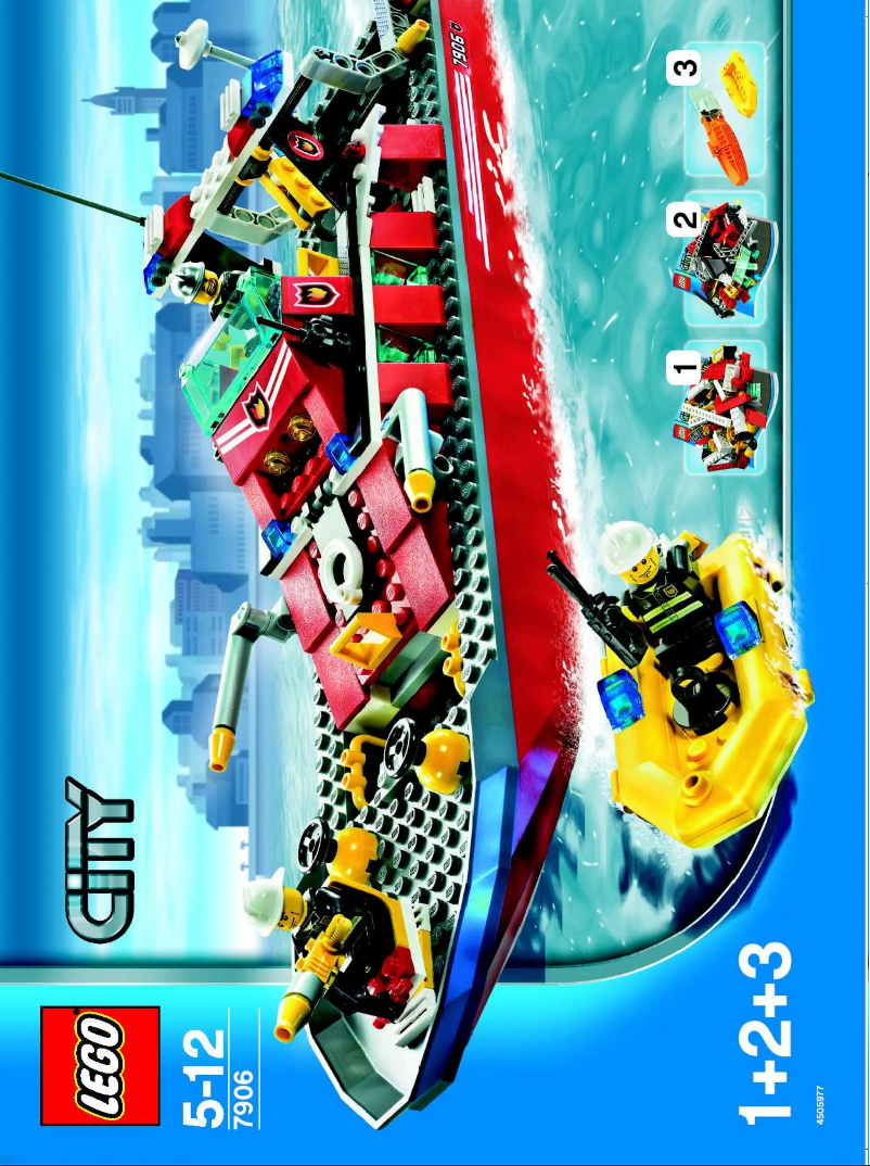 Page 1 de la notice Manuel utilisateur Lego Fire Boat