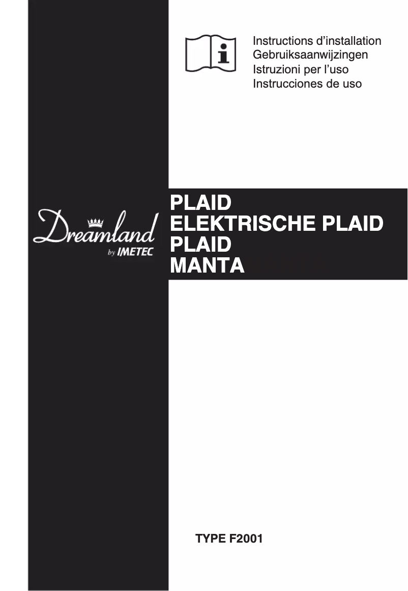 Page 1 de la notice Manuel utilisateur Dreamland F2001