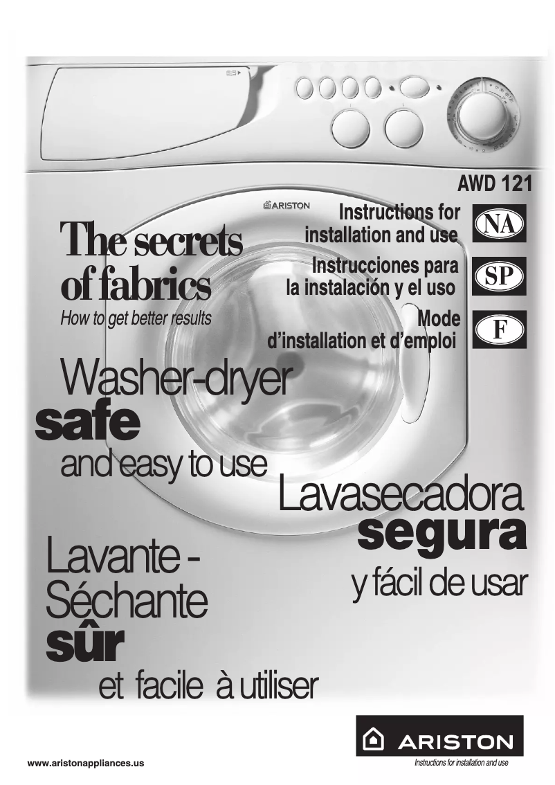 Image de la première page du manuel de l'appareil AWD 121