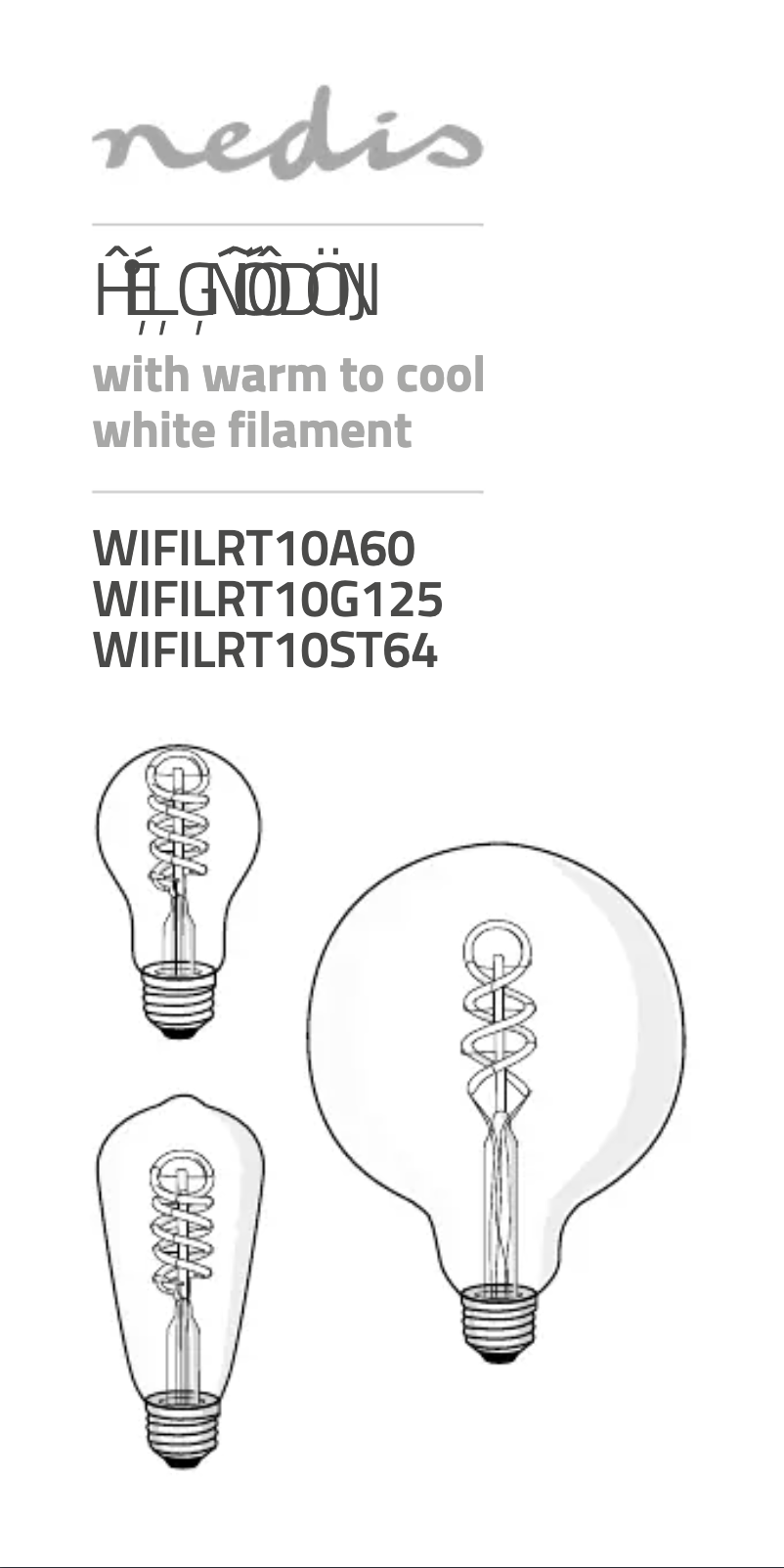 Page n°1 - Manuel utilisateur Nedis WIFILRT10A60
