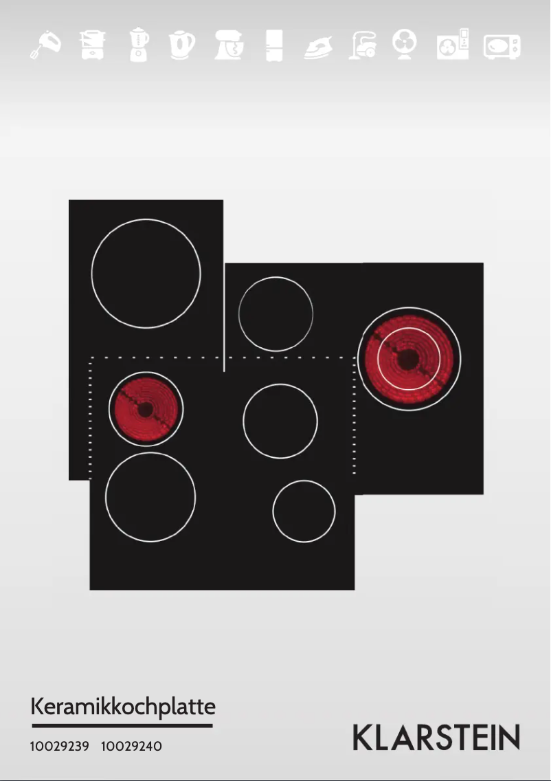 Page 1 de la notice Manuel utilisateur Klarstein 10029239