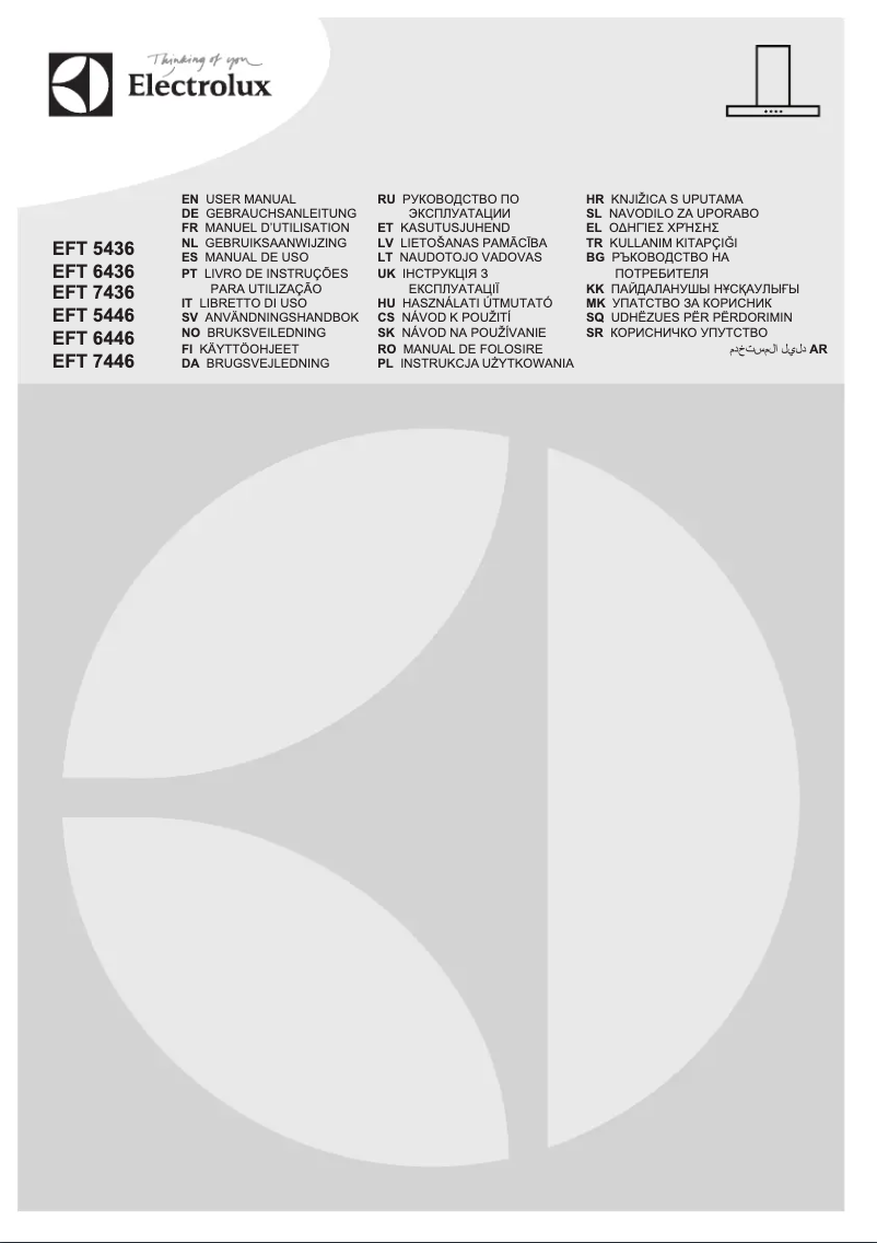 Page 1 de la notice Mode d'emploi Electrolux EFT7446/S