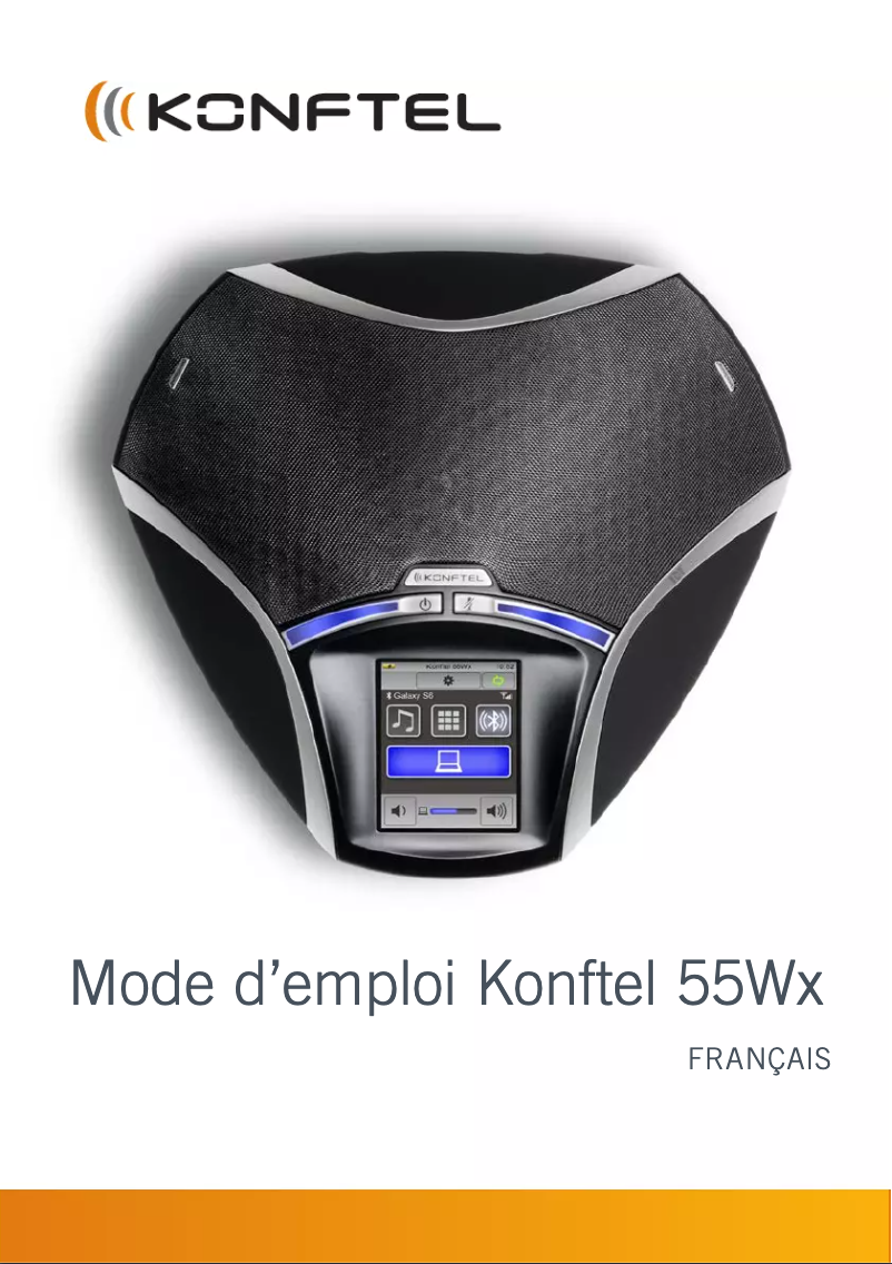 Page n°1 - Manuel utilisateur Konftel 55Wx