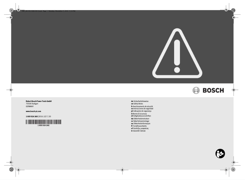 Image de la première page du manuel de l'appareil GCM v