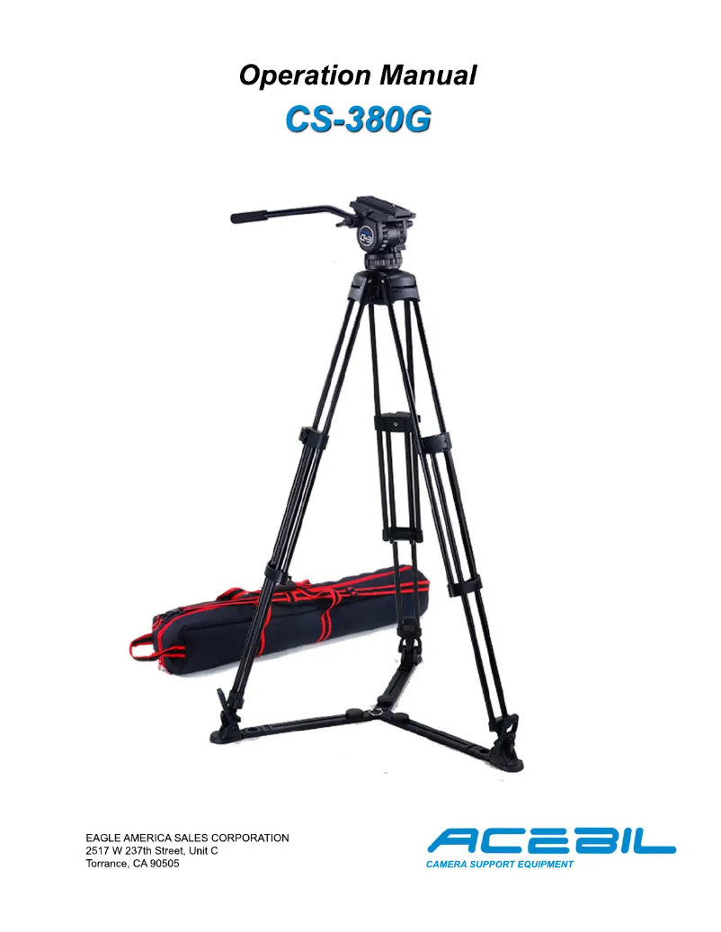 Page n°1 - Manuel utilisateur Acebil CS-380M