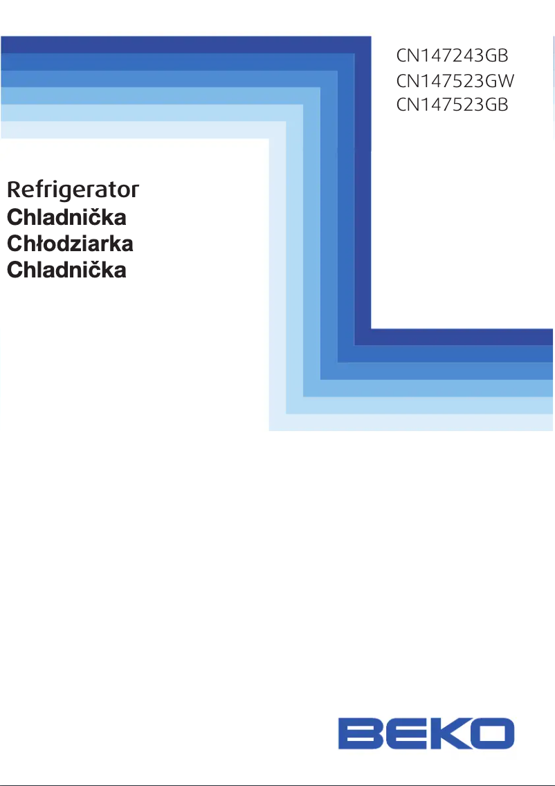 Image de la première page du manuel de l'appareil CN 147243 GB