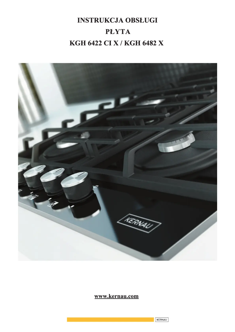Page 1 de la notice Manuel utilisateur Kernau KGH 6422 CI X