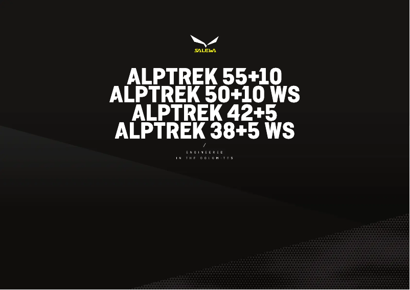 Página 1 del manual Manual de usuario Salewa Alptrek 38+5