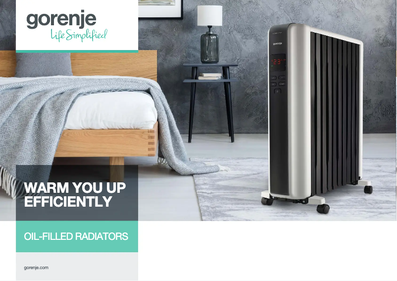 Page 1 de la notice Brochure Gorenje OR2500MFM