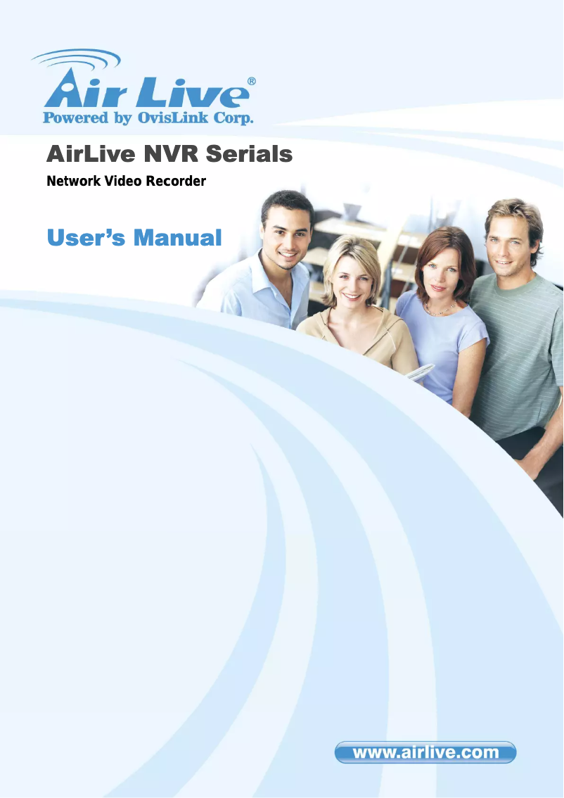 Page 1 de la notice Manuel utilisateur AirLive NVR8