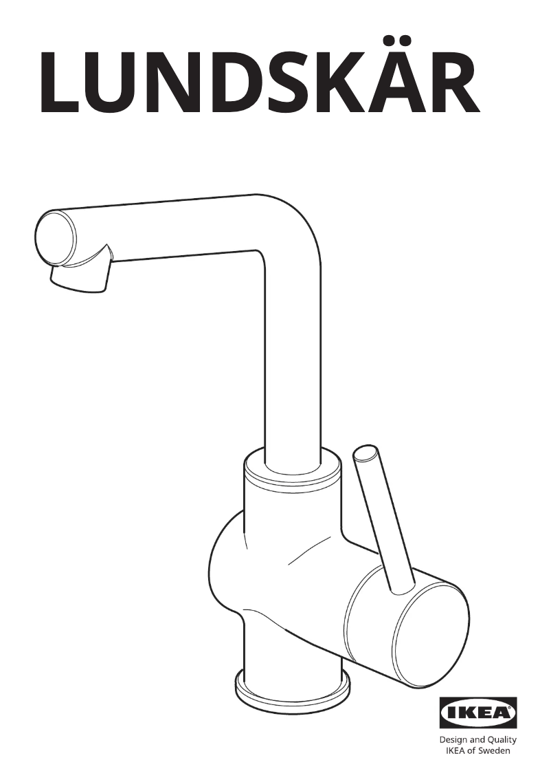 Image de la première page du manuel de l'appareil LUNDSKAR