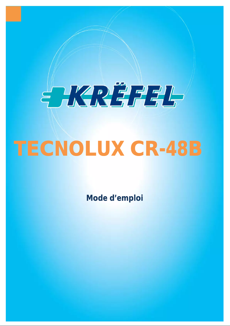 Image de la première page du manuel de l'appareil CR-48B