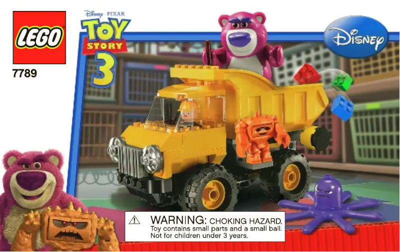 Page 1 de la notice Manuel utilisateur Lego Toy Story 7789