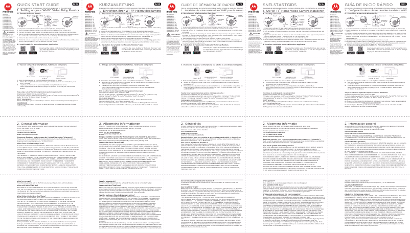 Image de la première page du manuel de l'appareil Peekaboo