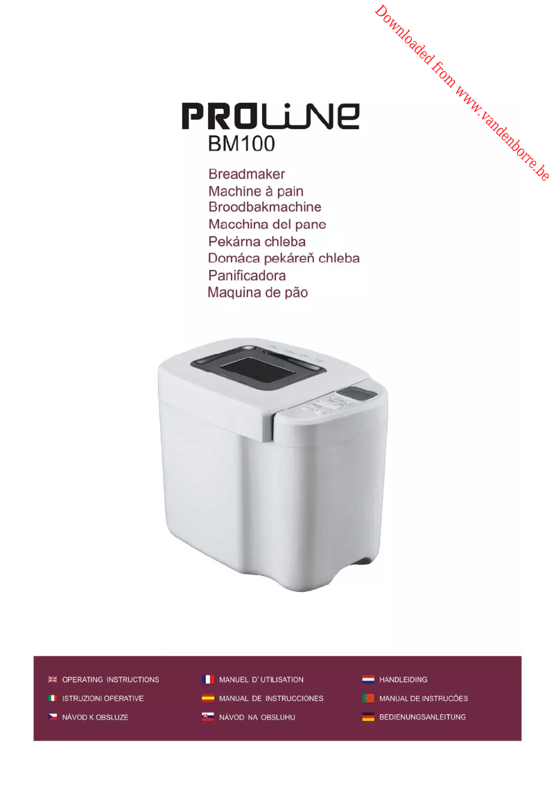 Image de la première page du manuel de l'appareil BM100