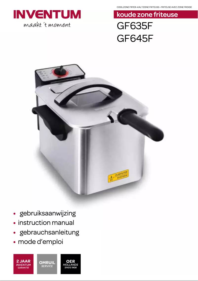 Page 1 de la notice Manuel utilisateur Inventum GF645F