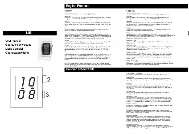 Página 1 del manual Manual de usuario Davis 1251