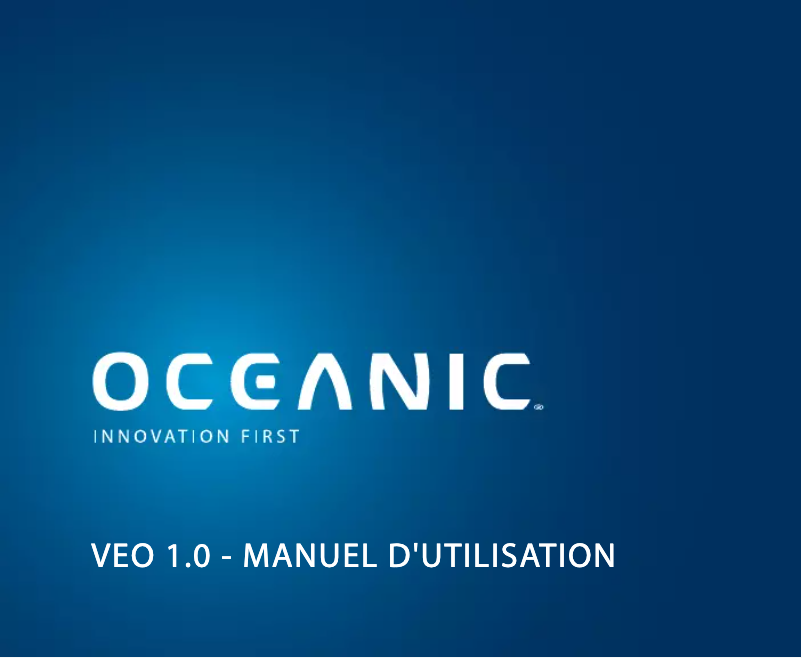 Page 1 de la notice Manuel utilisateur Oceanic Veo 1.0