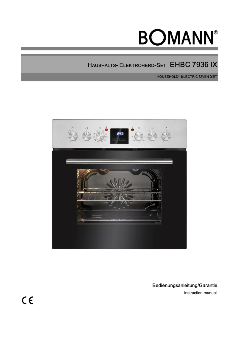Página 1 del manual Manual de usuario Bomann EHBC 7936 IX