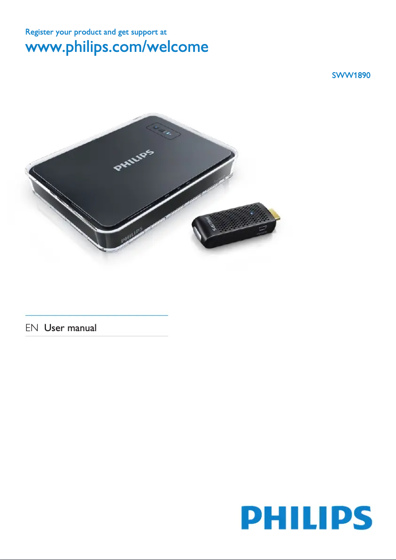 Page n°1 - Manuel utilisateur Philips SWW1890