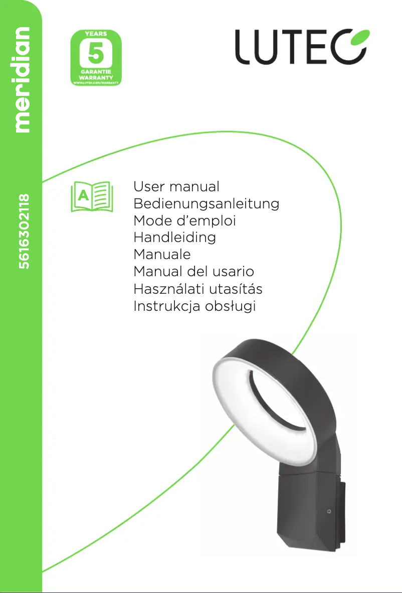 Page n°1 - Manuel utilisateur Lutec Meridian