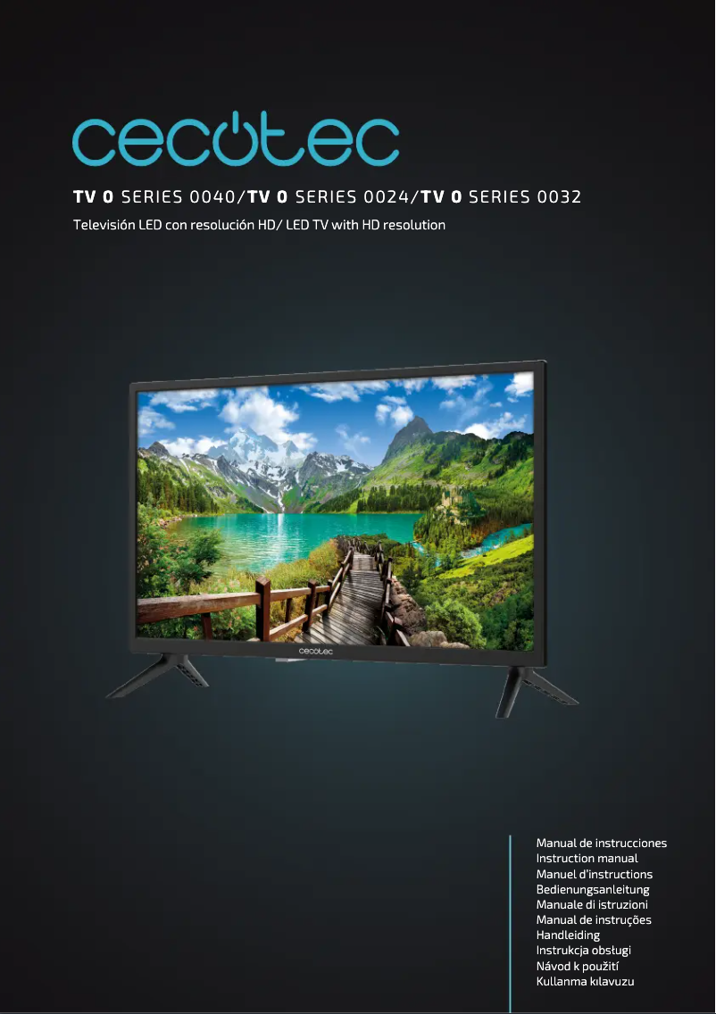 Page n°1 - Manuel utilisateur Cecotec TV 0 Series 0040